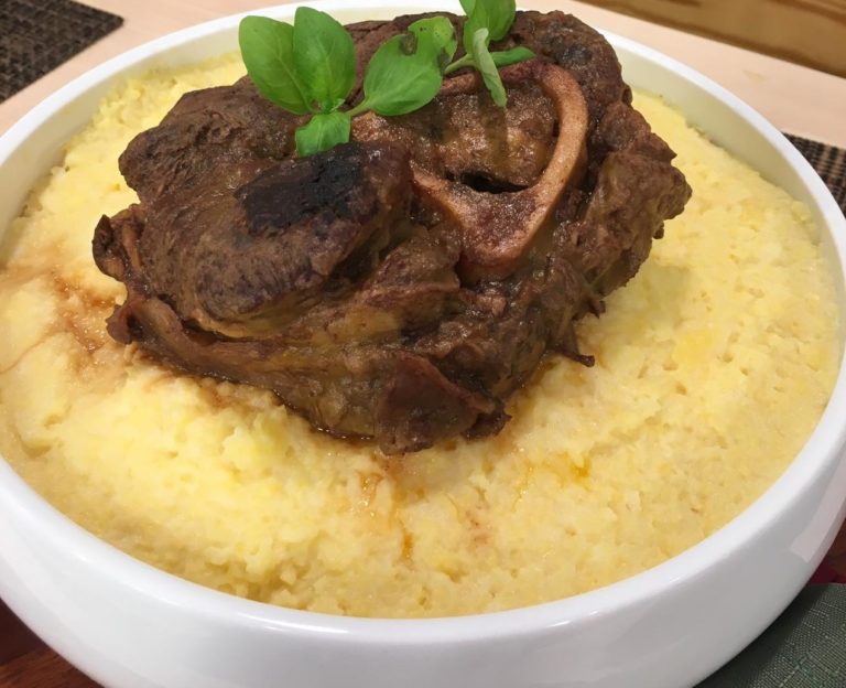 Ossobuco com Polenta