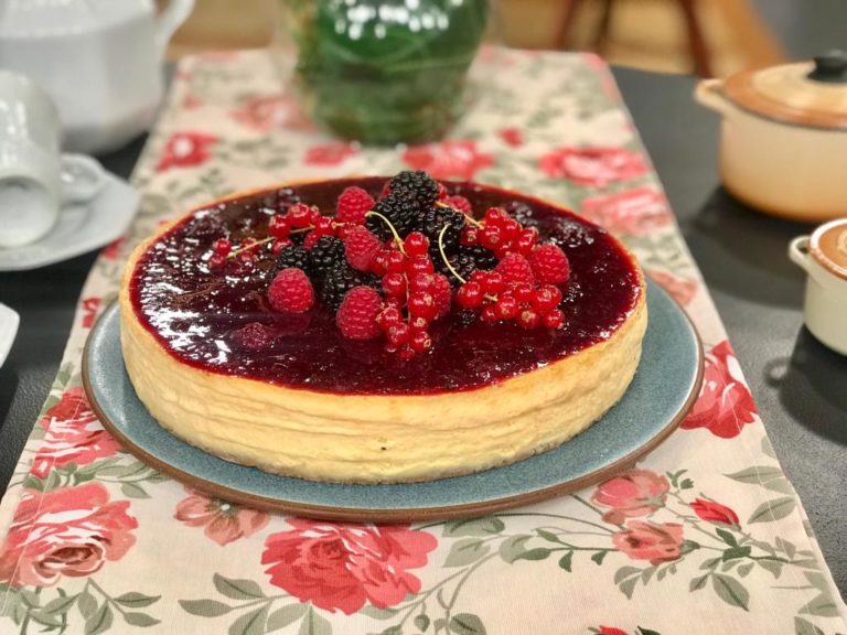 Cheesecake de frutas vermelhas