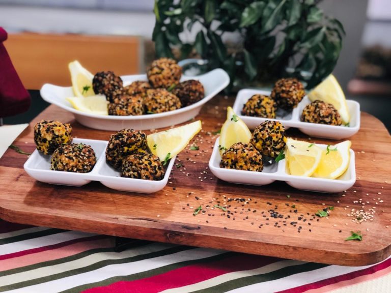 Bolinho de tilápia com abóbora