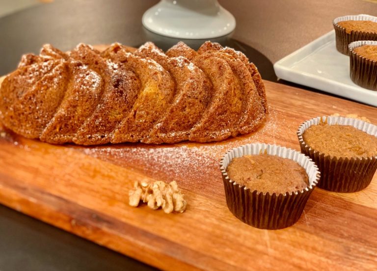 Bolo de cenoura americano