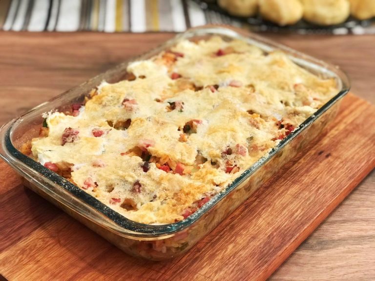 Arroz cremoso com salsicha