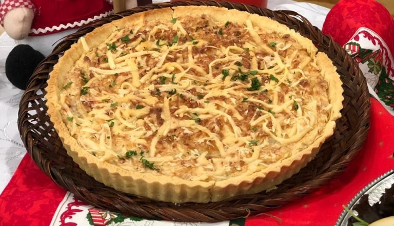 Torta de bacalhau a consulesa