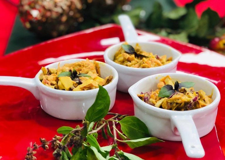 Salpicão natalino vegano