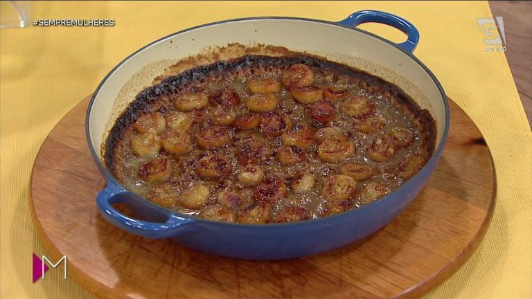 Arroz doce com doce de banana