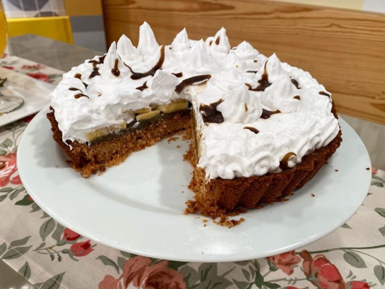 Torta toffee de banana