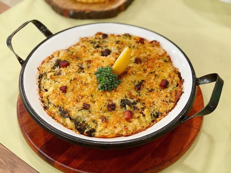 Macarrão gratinado