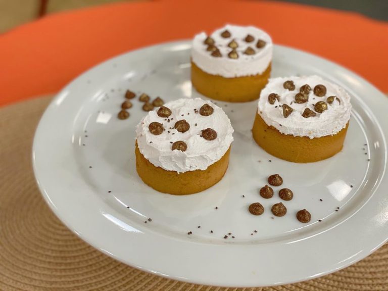 Torta rápida de doce de leite