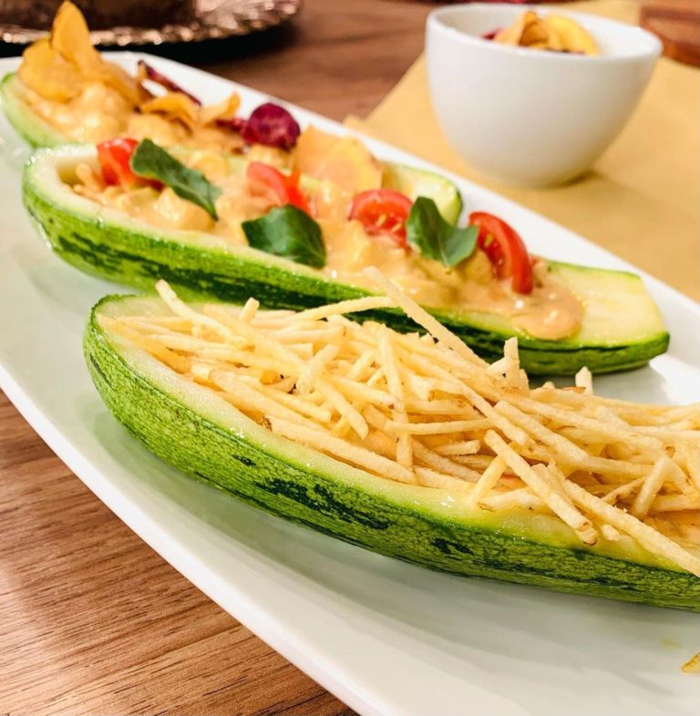 Abobrinha com recheio cremoso - Mulheres