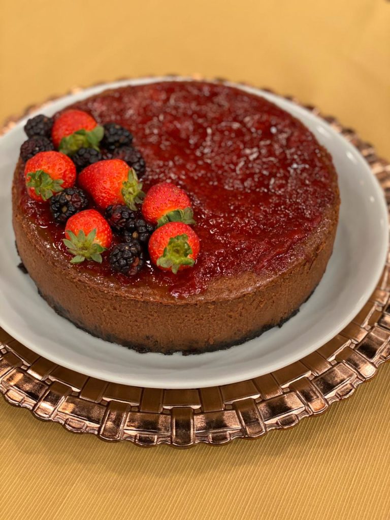 Cheesecake de chocolate