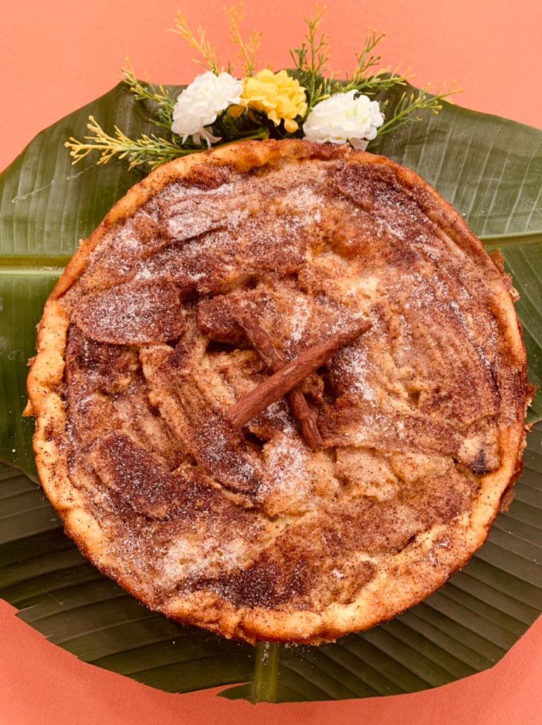 Torta preguiça de banana