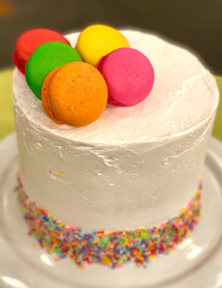 Bolo brigadeiro rosa