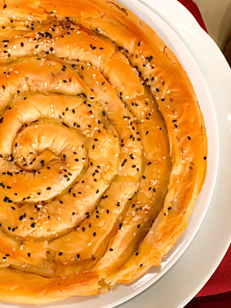 Torta folhada 4 queijos