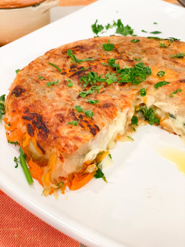 Batata rosti recheada