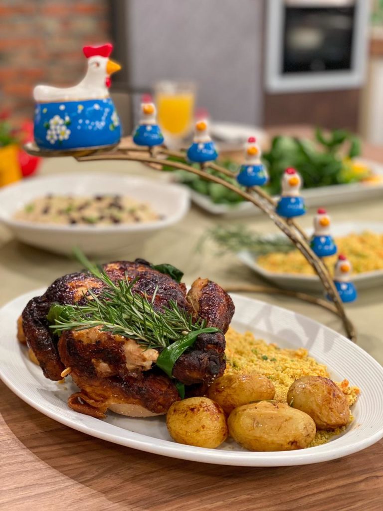 Frango assado diferente