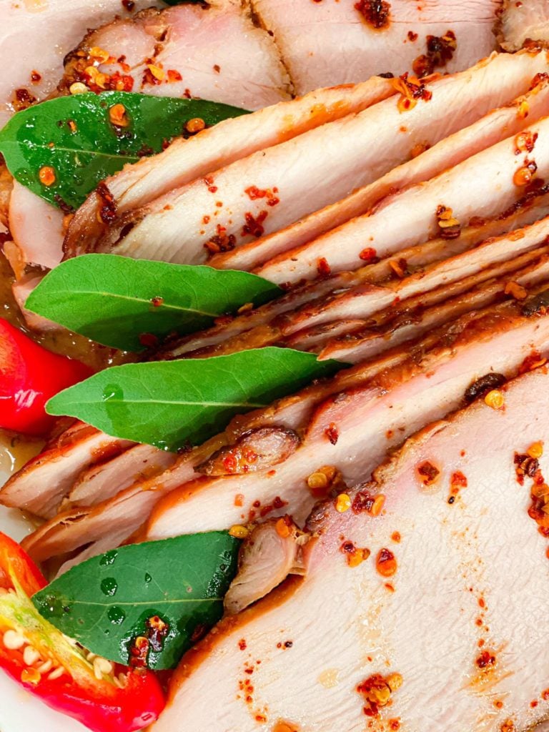 Paleta suína no chopp