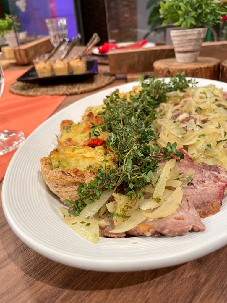 Maminha assada com sal grosso