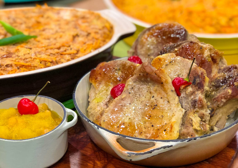 Bisteca à Moda na Panela de Pressão, Chutney de Manga e Arroz de Preguiçoso