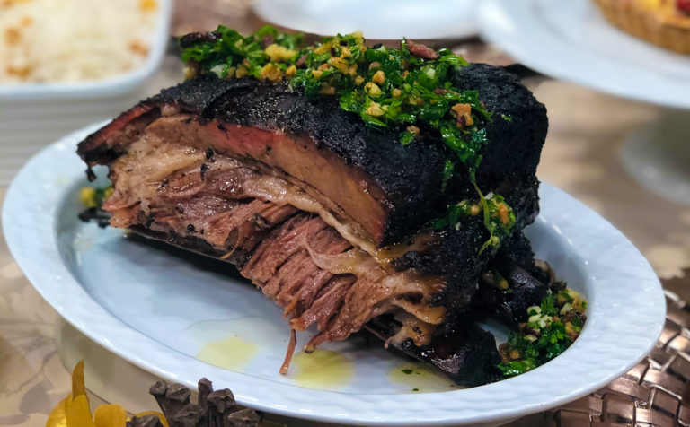 Costela Defumada e Gremolata