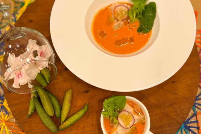 Do campo para a mesa: gaspacho com peixe
