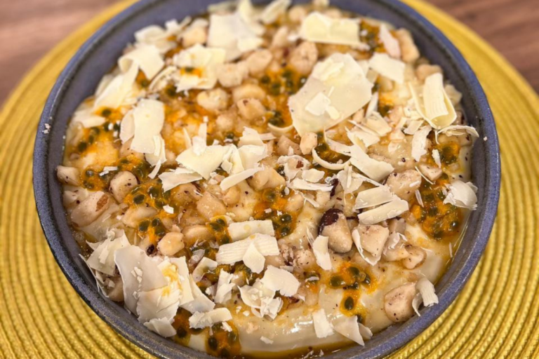 Pavê crocante de maracujá