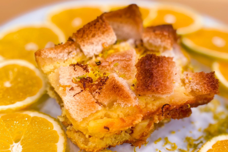 Torta de Pão com Laranja