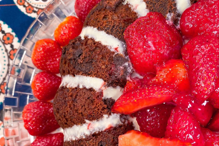 Bolo de Creme de Avelã com Leite em pó