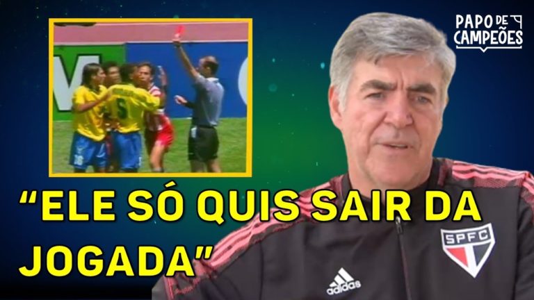 "NÃO FEZ por maldade", Zetti sobre expulsão de Leonardo na Copa de 94