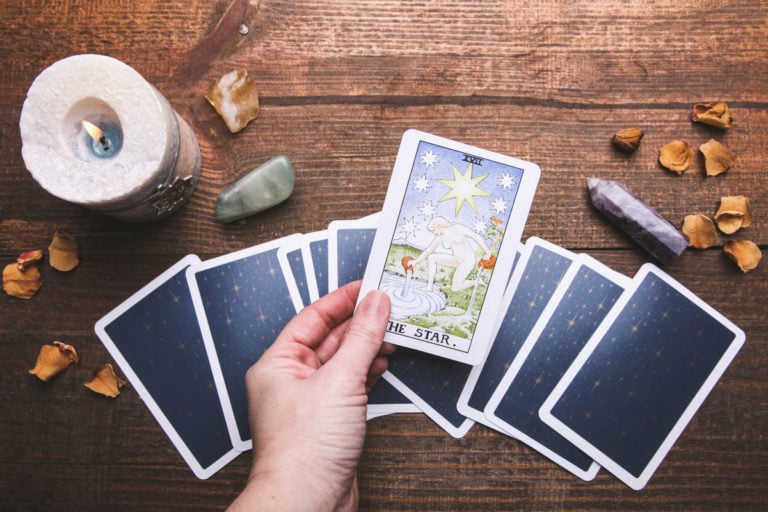 Imagem de capa representando o destaque: Tiragem de tarot ao vivo com Dani Petrucci