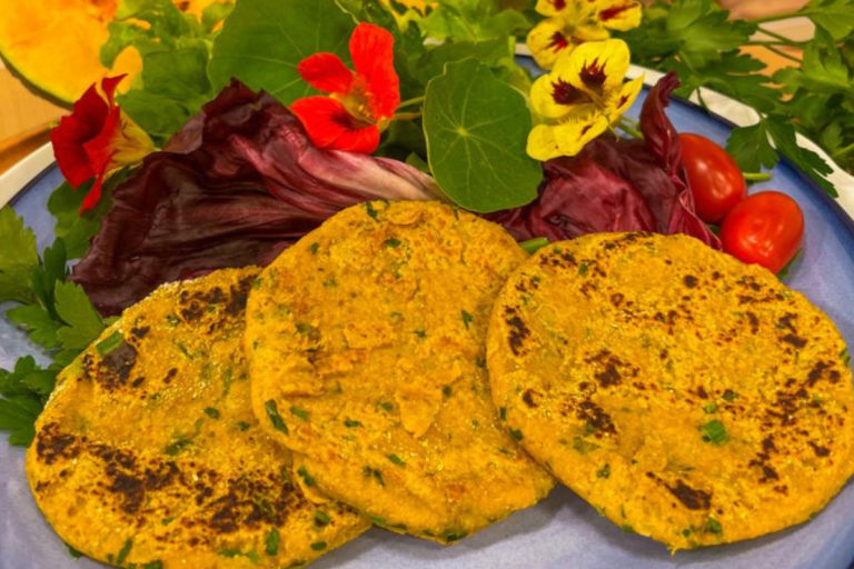 Hambúrguer de abóbora com quinoa