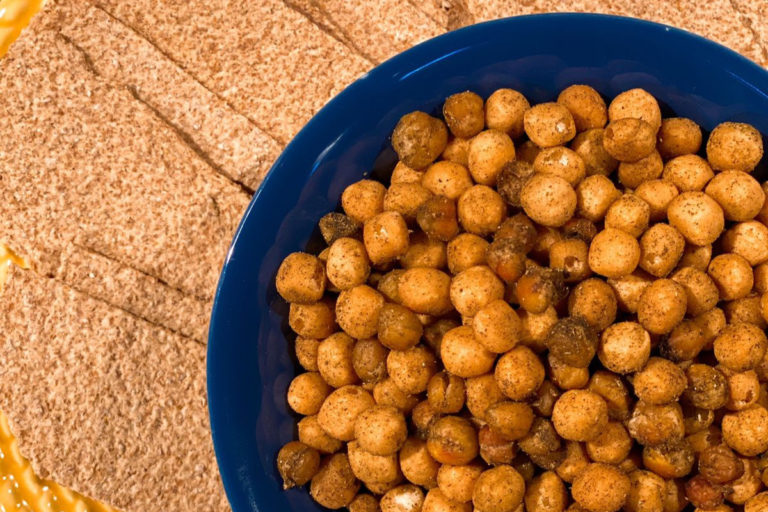 Snack de grão de bico