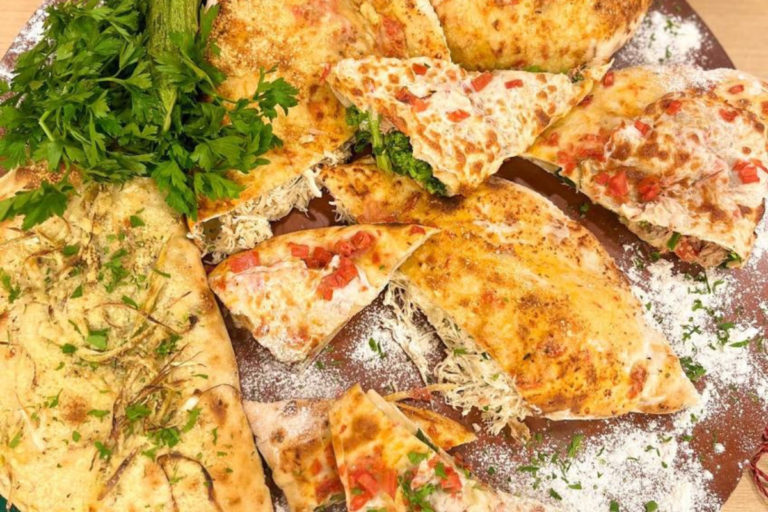 Calzone de abobrinha saudável