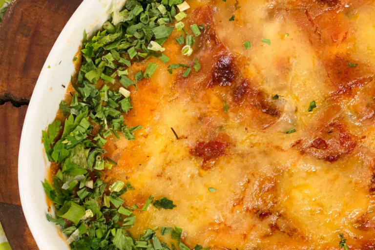 Gratinado de linguiça com batatas