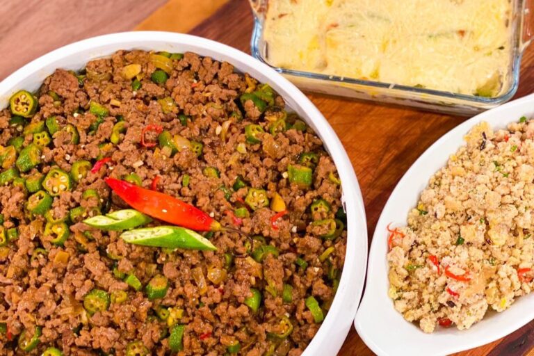 Receita deliciosa de carne com quiabo