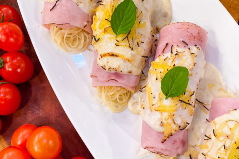 Receita deliciosa de Canelone invertido