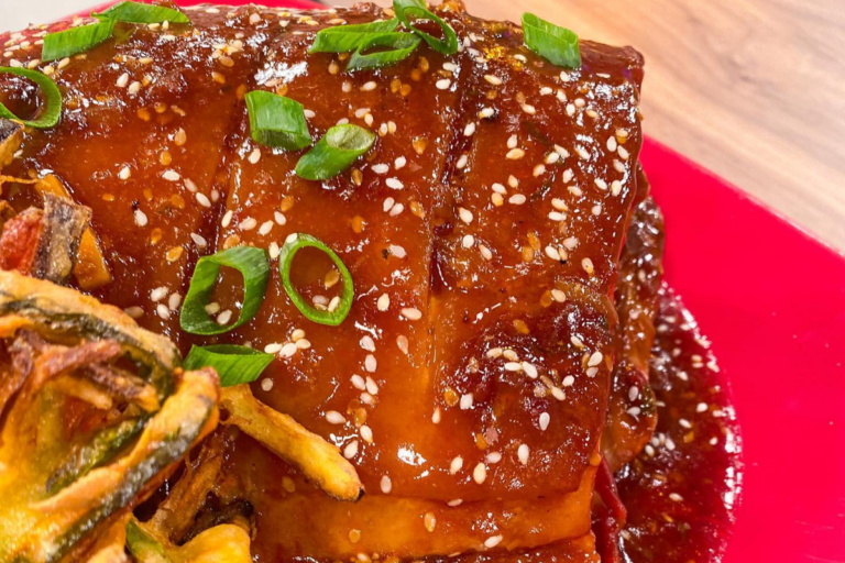 Receita deliciosa de porco oriental