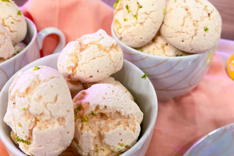 Receita deliciosa de biscoito amanteigado de limão