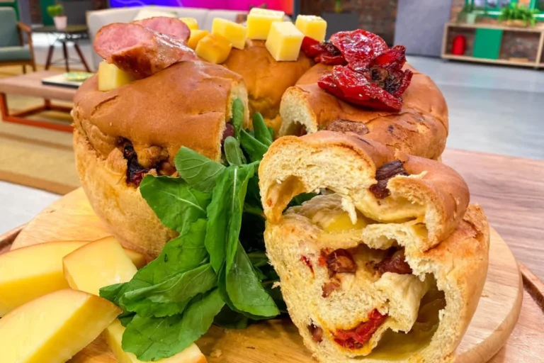 Aprenda uma rosca rústica de linguiça