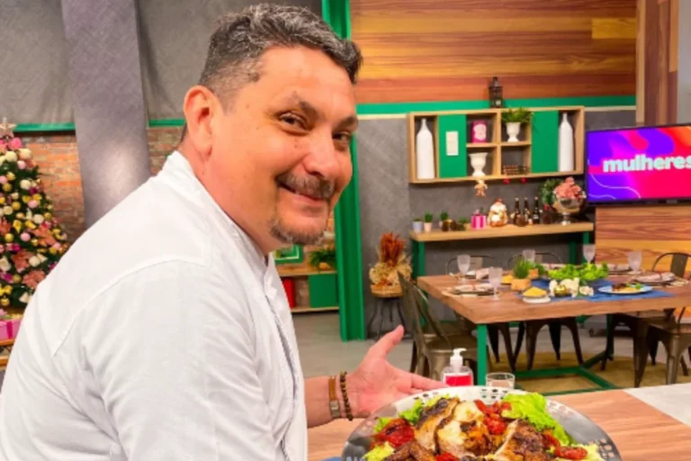 Frango natalino recheado