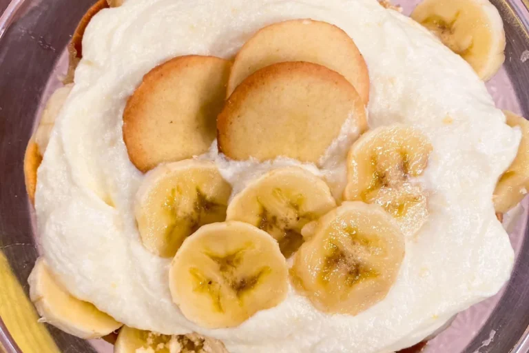 Delicioso pavê de banana