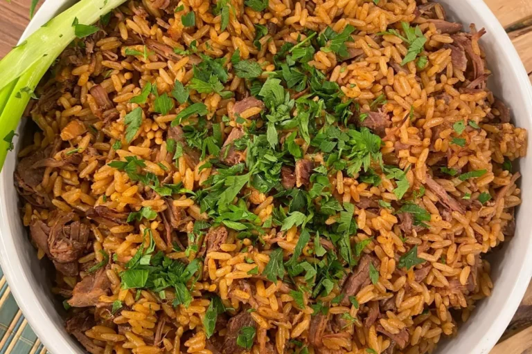 Arroz de músculo na cerveja preta