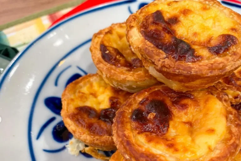 Massa Folheda: Pastel de nata e tortinha de banana