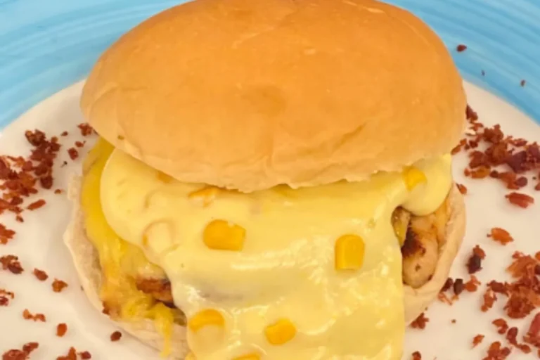 X-Frango com creme de milho