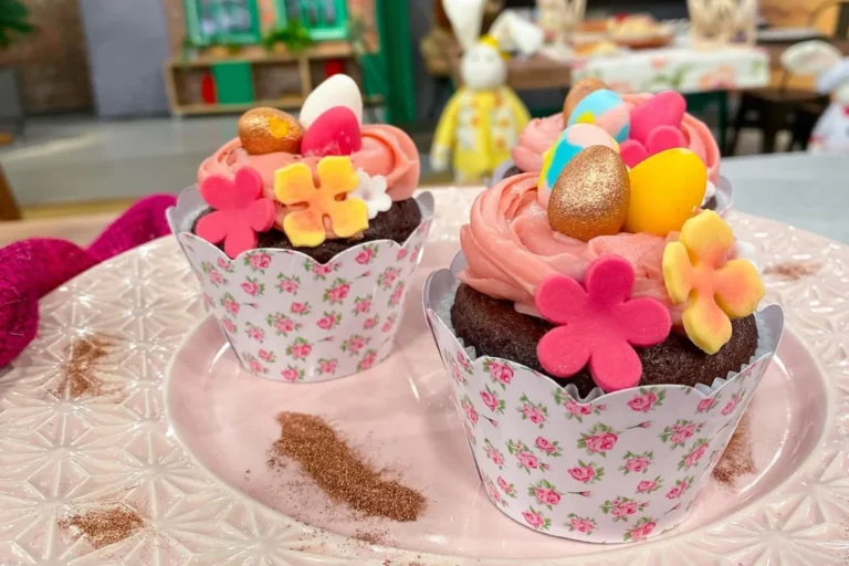 Cupcake de páscoa delicioso