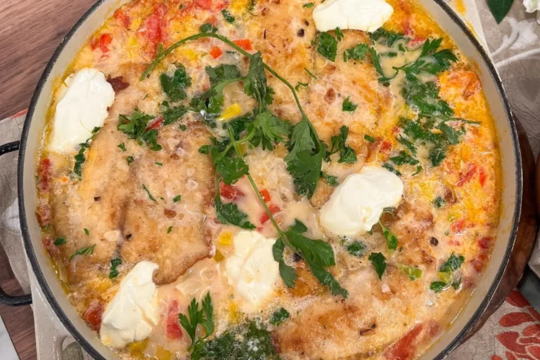 Deliciosa moqueca goiana com pirão