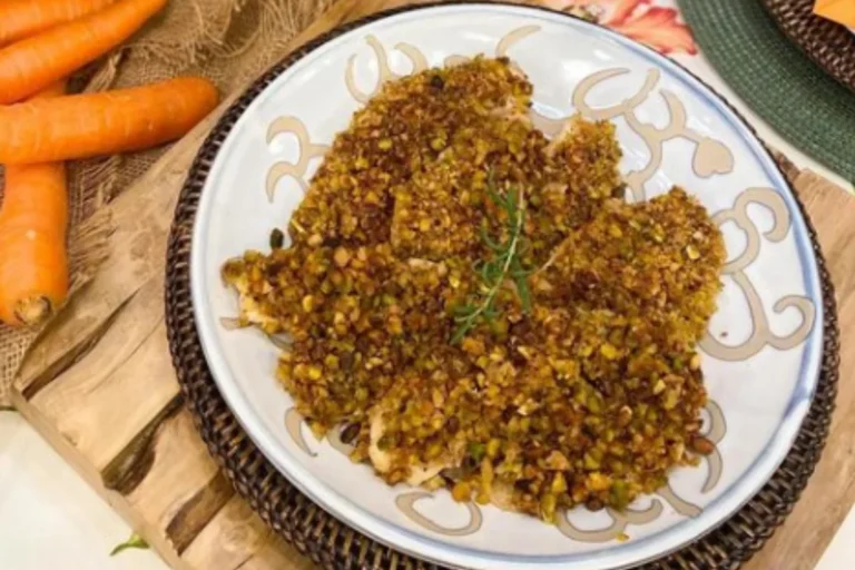 Saint Peter na crosta de pistache