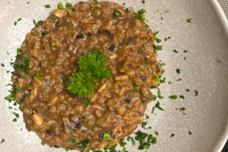 Receita de risoto de cogumelos