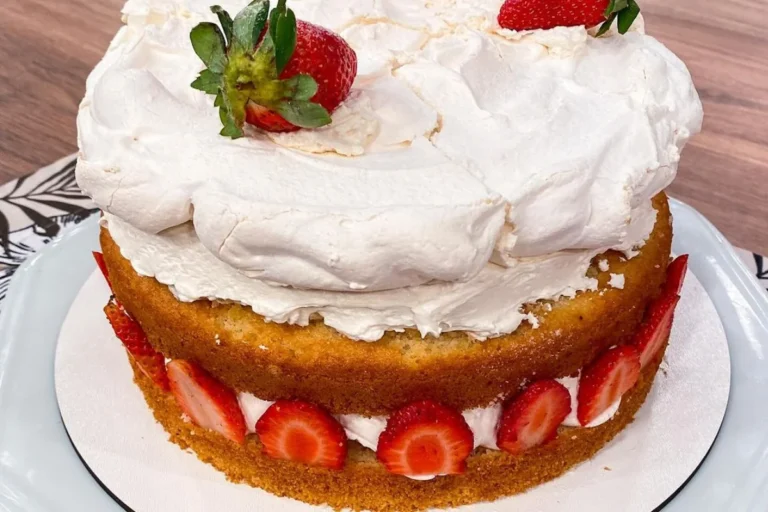 Receita deliciosa de bolo merengue