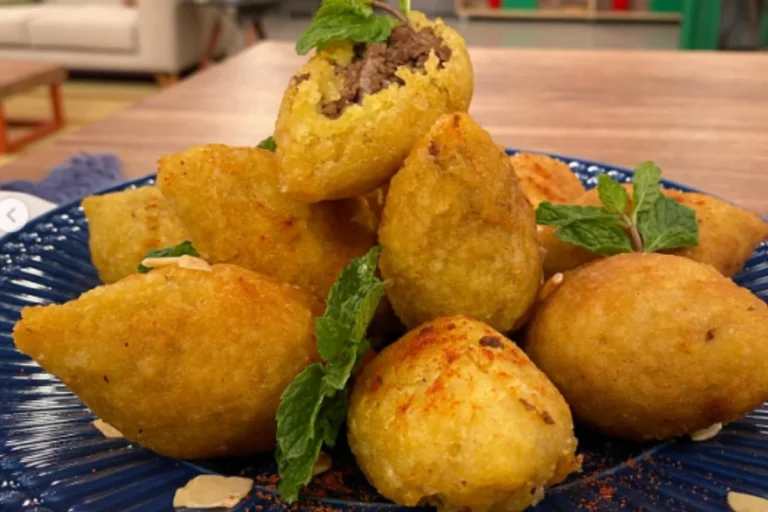 Bolinho árabe com massa de arroz