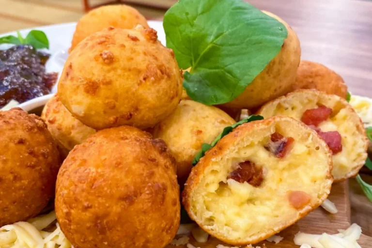Casulo de queijo delicioso