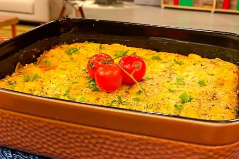 Irresistível torta portuguesa de liquidificador